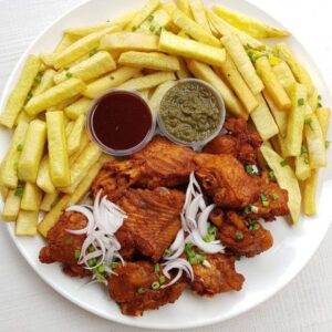 Fried Yam Meal